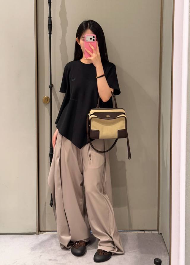 New Arrival! Latest Loe 26New layered pleated irregular patchwork casual pants.