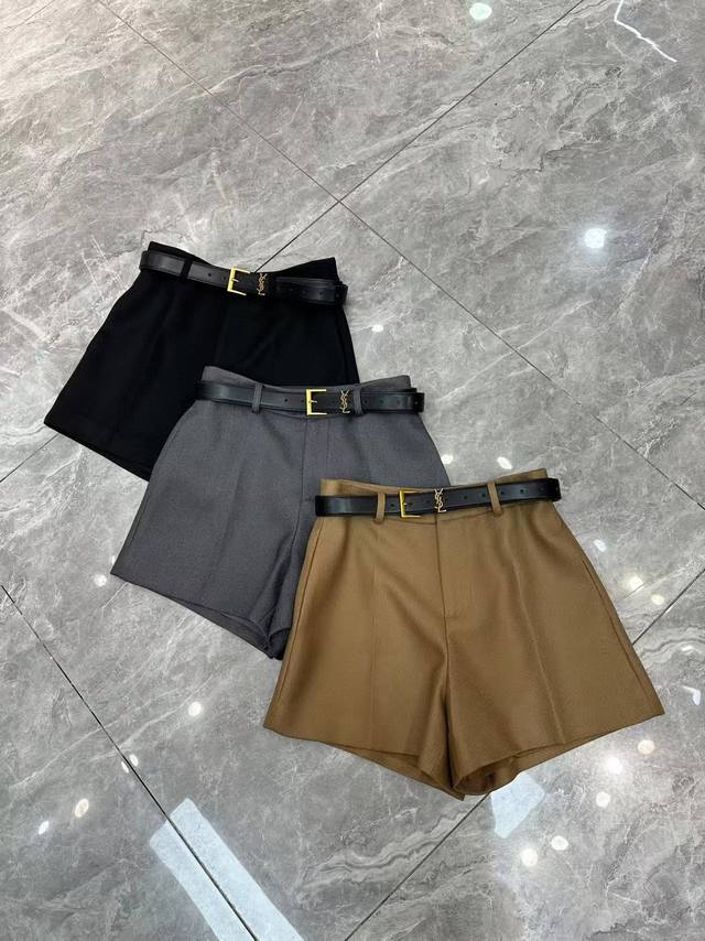 250 New Autumn/Winter Shorts - Super Hot Item! YSL New Shorts - Crisp Fit, Simpl