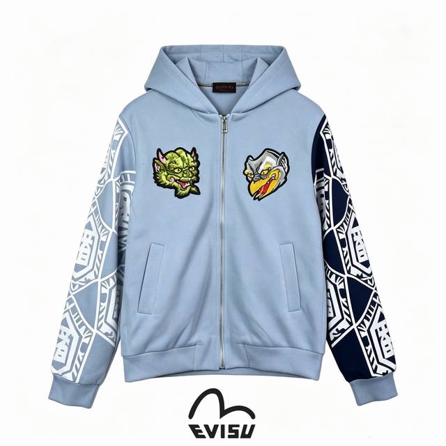 p220 Style Number: Zk01 Evisu Hooded Trendy Brand! Dress according to your mood.