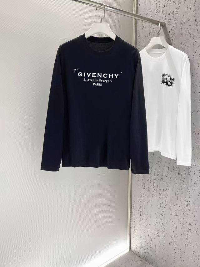 p120 Givenchy 2026 Spring/Summer New Fashion Casual Long-Sleeve T-Shirt, made of p120 Givenchy 2026 Spring/Summer New Fashion Casual Long-Sleeve T-Shirt, made of