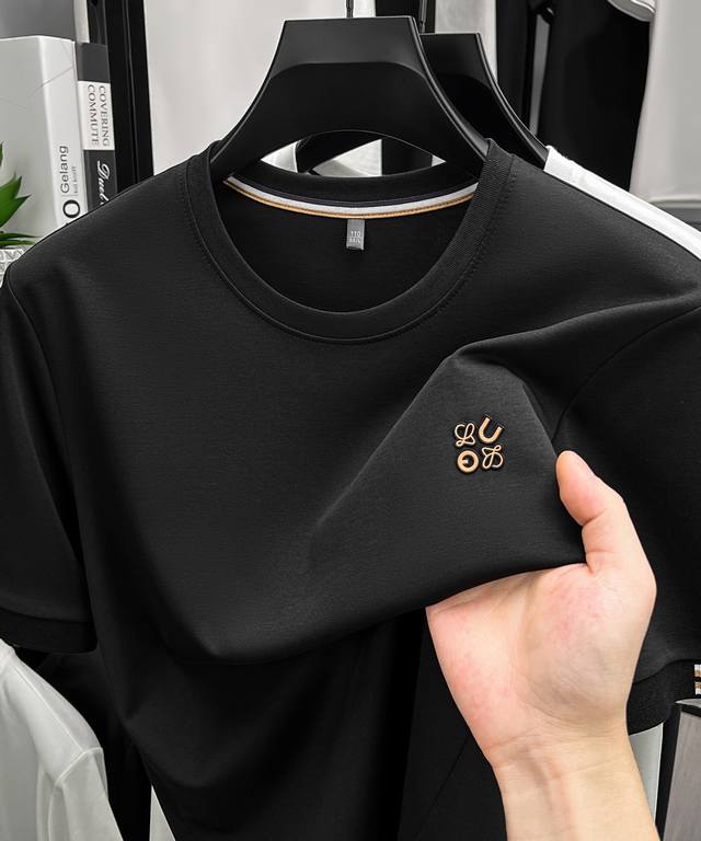 Premium Mercerized Crew Neck T-Shirt Item No.: 18870-p160 Brand: Loewe Colors: B Premium Mercerized Crew Neck T-Shirt Item No.: 18870-p160 Brand: Loewe Colors: B