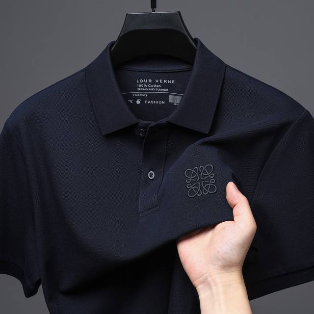 Original High-Weight Pure Cotton Polo Shirt Item No.: 81016-p170 Brand: Loewe Co Original High-Weight Pure Cotton Polo Shirt Item No.: 81016-p170 Brand: Loewe Co