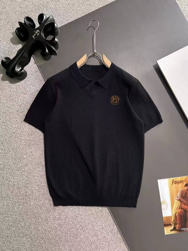 Ships the next day p180 Fendi 2026 Spring/Summer Men's Minimalist Style Lapel Kn Ships the next day p180 Fendi 2026 Spring/Summer Men's Minimalist Style Lapel Kn