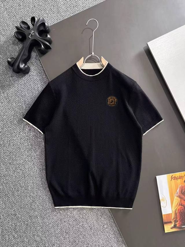 Ships the next day p180 Fendi 2026 Spring/Summer Men's Japanese Retro Faux Two-P Ships the next day p180 Fendi 2026 Spring/Summer Men's Japanese Retro Faux Two-P