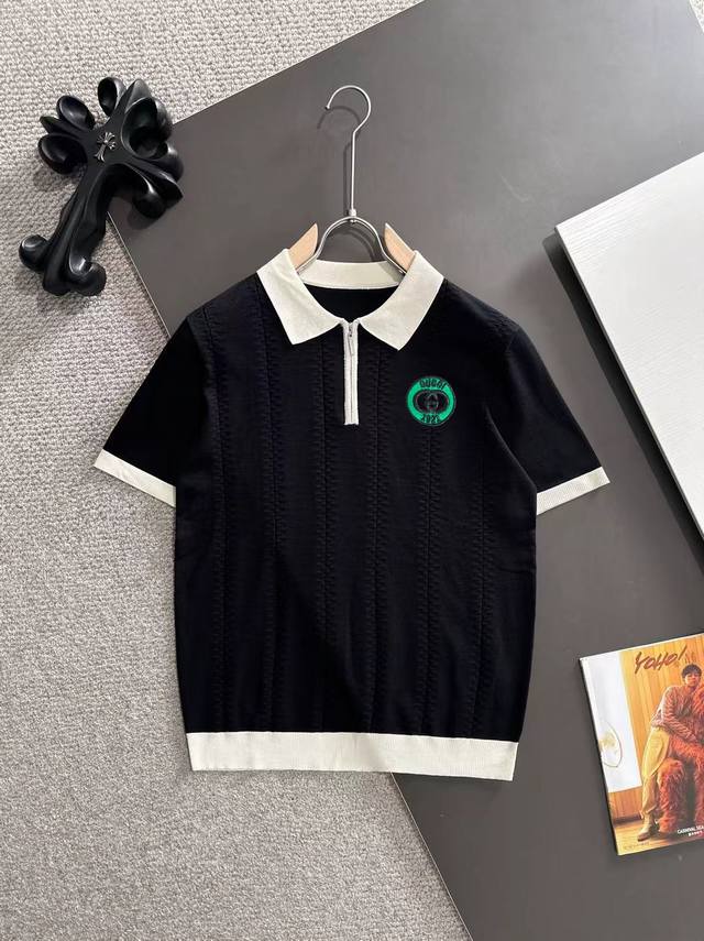 Ships the next day p180 Gucci 2026 Spring/Summer Premium Half-Zip Men's Knitted Ships the next day p180 Gucci 2026 Spring/Summer Premium Half-Zip Men's Knitted