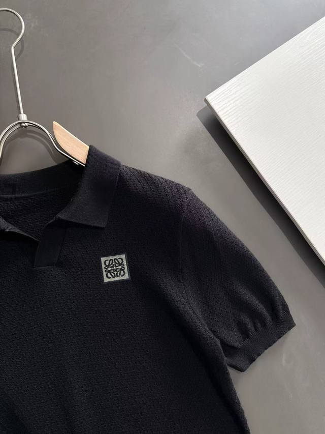Ships the next day p180 Loewe 2026 Spring/Summer New Polo Knit Sweater Men's Sol Ships the next day p180 Loewe 2026 Spring/Summer New Polo Knit Sweater Men's Sol