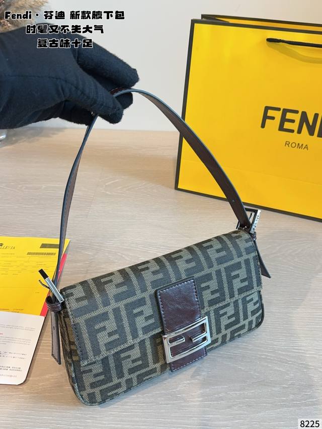 p200 Fendi monogram baguette with gold hardware makes me look so elegant! Every