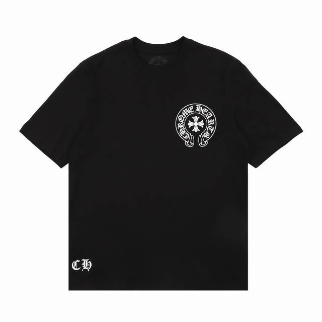 140 Chrome Hearts Horseshoe Cross Print Short-Sleeve T-Shirt Size: S-XL 140 Chrome Hearts Horseshoe Cross Print Short-Sleeve T-Shirt Size: S-XL