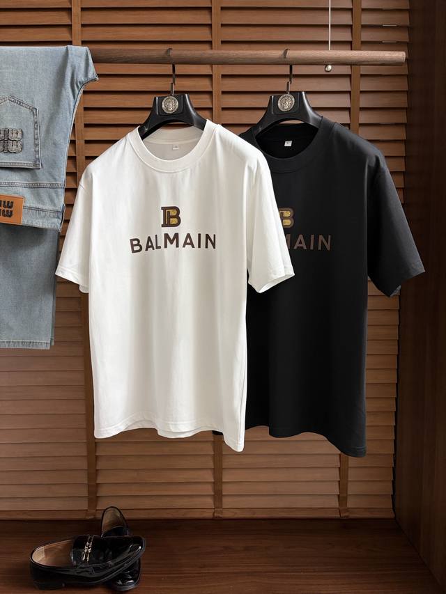 p210 Bally SS26 Summer New Short-Sleeve T-Shirt with Top-Notch Logo Graphic. Sty