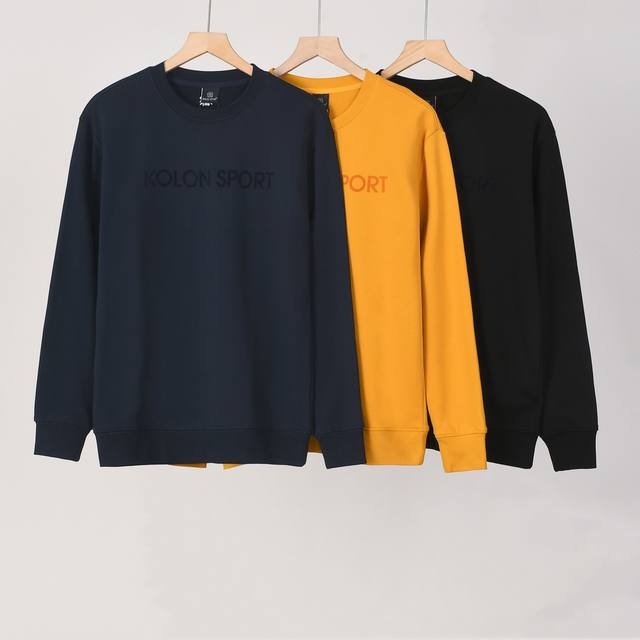 180 Kolon Crew Neck Sweatshirt Colors: Black, Orange, Yellow, Royal Blue Sizes: