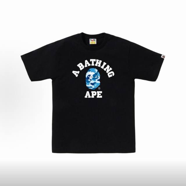 p100, 001654 Bape Ss26 Camouflage Ape Print Short-Sleeve T-Shirt, Unisex, Sizes