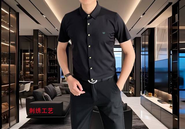p180 Bv Bottega Veneta 2026 Spring/Summer Men's Fashion Casual Short-Sleeve Shir