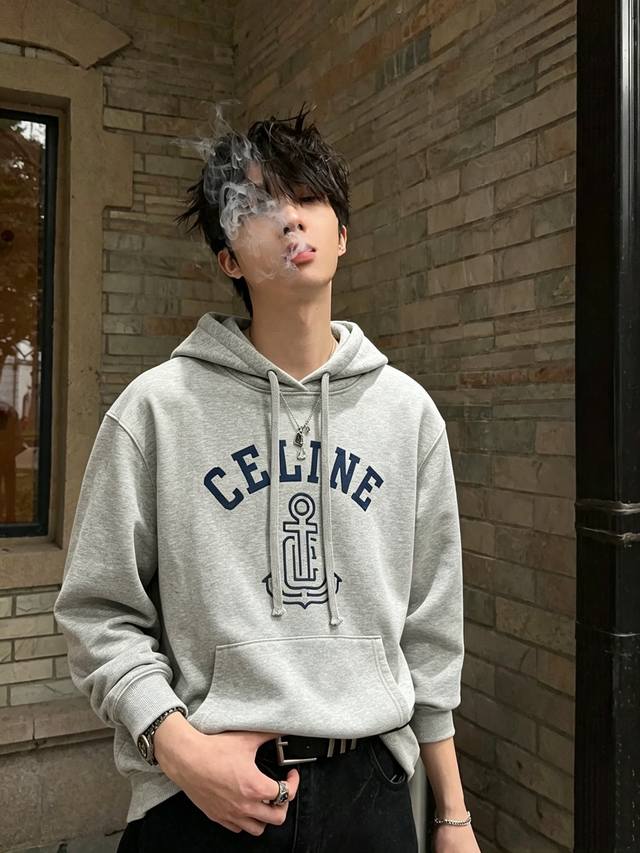 p230 Celin*2026 Autumn/Winter New Fashion Casual Hooded Sweatshirt, rare find th p230 Celin*2026 Autumn/Winter New Fashion Casual Hooded Sweatshirt, rare find th