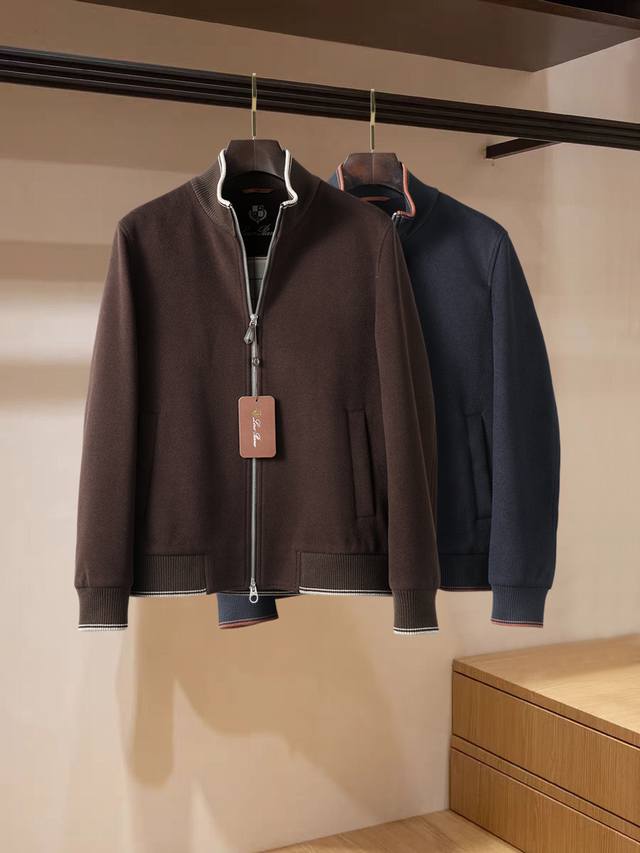 p470. New Autumn/Winter Loro Piana wool warm thick jacket (recommended by experi