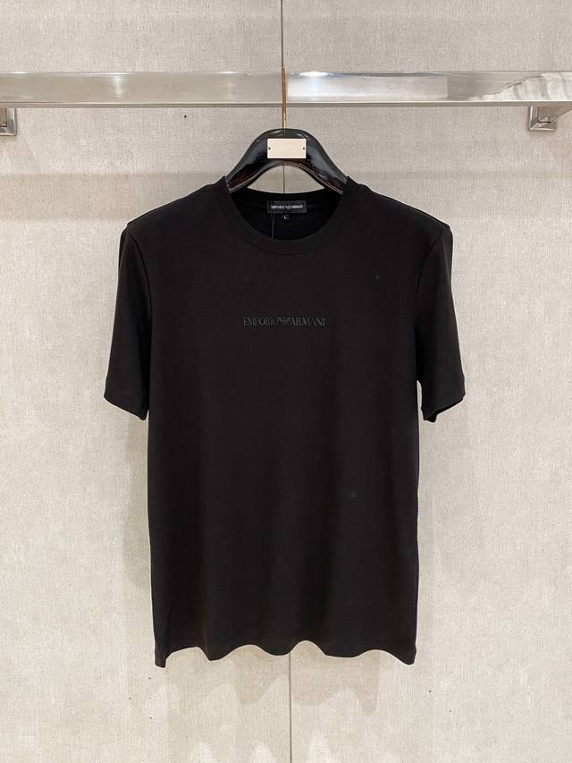 New Spring Arrival p210 Armani Crew Neck % Xinjiang Long Staple Cotton Fabric, S