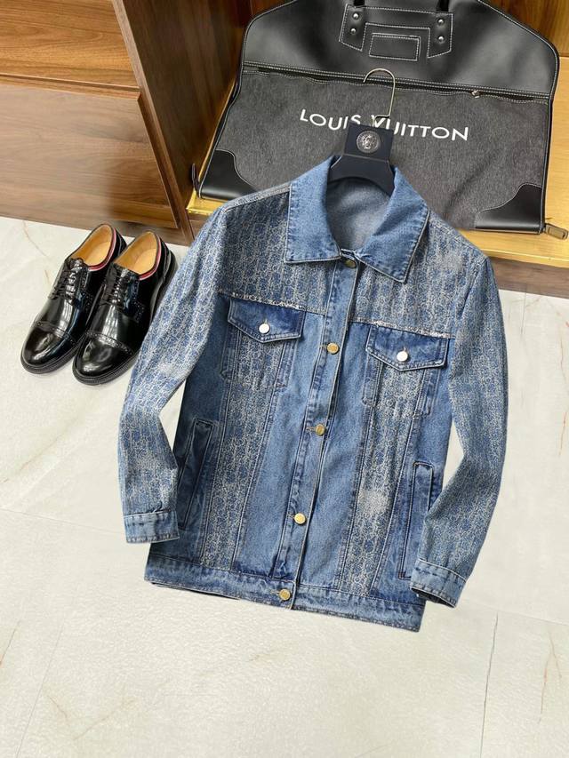 p430 Dior 2026 Spring/Autumn Newest High-End Custom Denim Jacket, featuring the