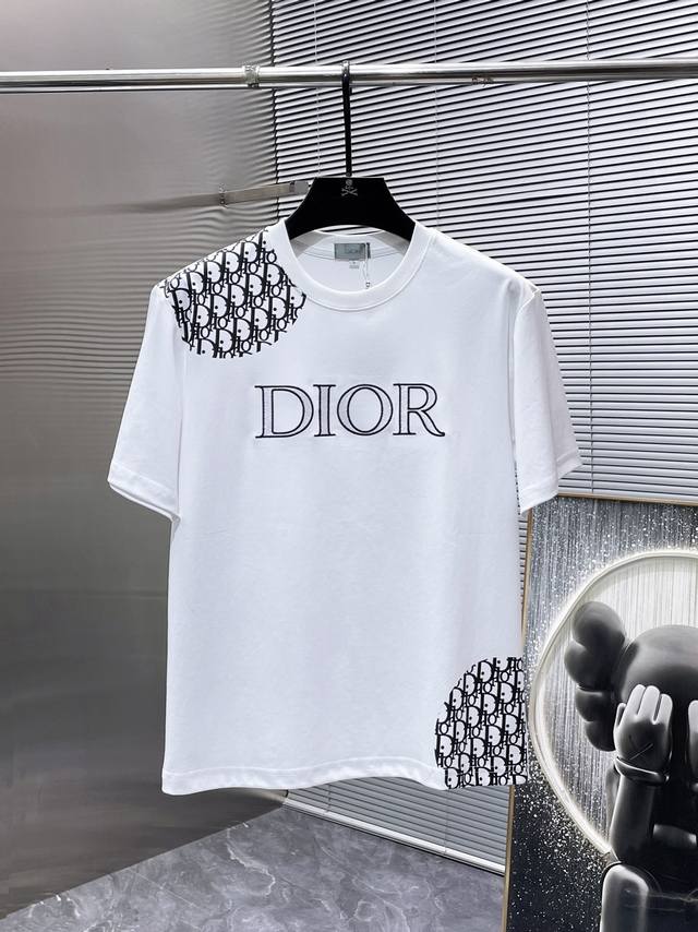 p200 Dior 2026 Spring/Summer New Short-Sleeve Crew Neck T-Shirt, High-End Versio