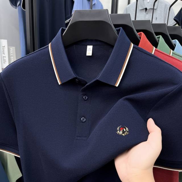 p160 Dior 2026 Spring/Summer High-Quality Men's Polo Shirt, Short Sleeve. Made w