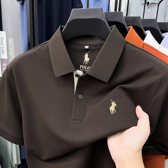 p160 Paul's 2026 Spring/Summer High-Quality Modal Cotton Men's Polo Shirt, Short