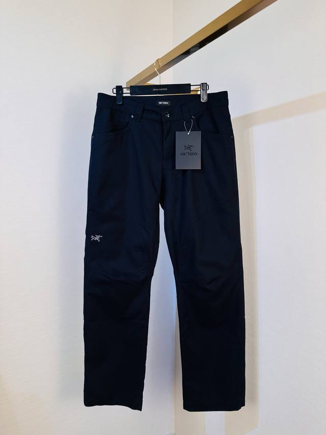 p340 Arcteryx Cronin Pant, Solid Color Straight Leg Slim Fit Casual Pants, Men's