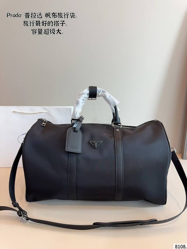 p250 Prada travel bag, large capacity, a must-have for vacations and travel, a m p250 Prada travel bag, large capacity, a must-have for vacations and travel, a m