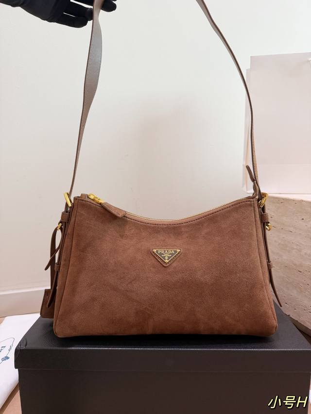 p310 p310 Prada Aimee Suede Shoulder Bag. The Aimee's design is inspired by 1990 p310 p310 Prada Aimee Suede Shoulder Bag. The Aimee's design is inspired by 1990