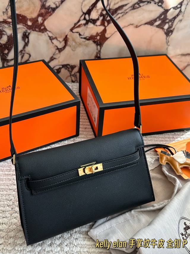 290 with box Size: 25*15Cm Hermes Kelly Elan with scarf + Pegasus The underarm
