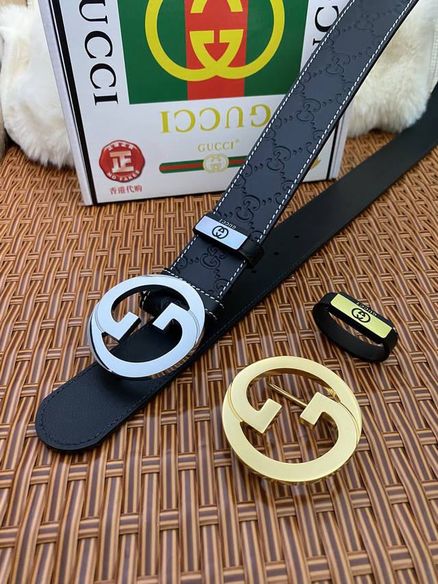 品名：古奇.Gu...Ci 原单 p200 材质：原单牛皮腰带 百分百头层牛皮腰带保证真皮，24K纯钢扣，专柜原单品质、做工精细，时尚大牌，送人自用首选 包装：