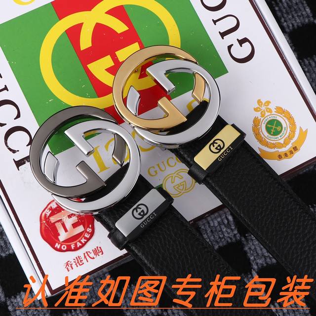品名：古奇.Gu...Cci原单p200 材料：百分百头层牛皮，保证真皮。24K纯钢扣双面可用专柜同等质量， 送人自用首选 包装： 请认准如图专柜包装，赠送打孔
