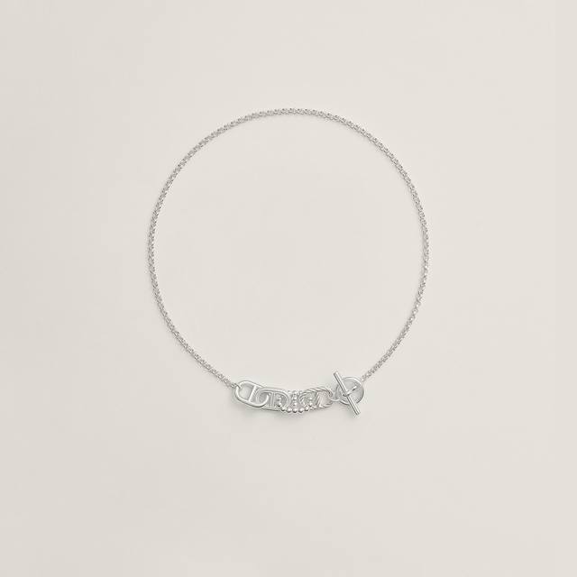 p70 Chaine D'ancre Alea Ii项链，H小号猪鼻子项链搭扣项链