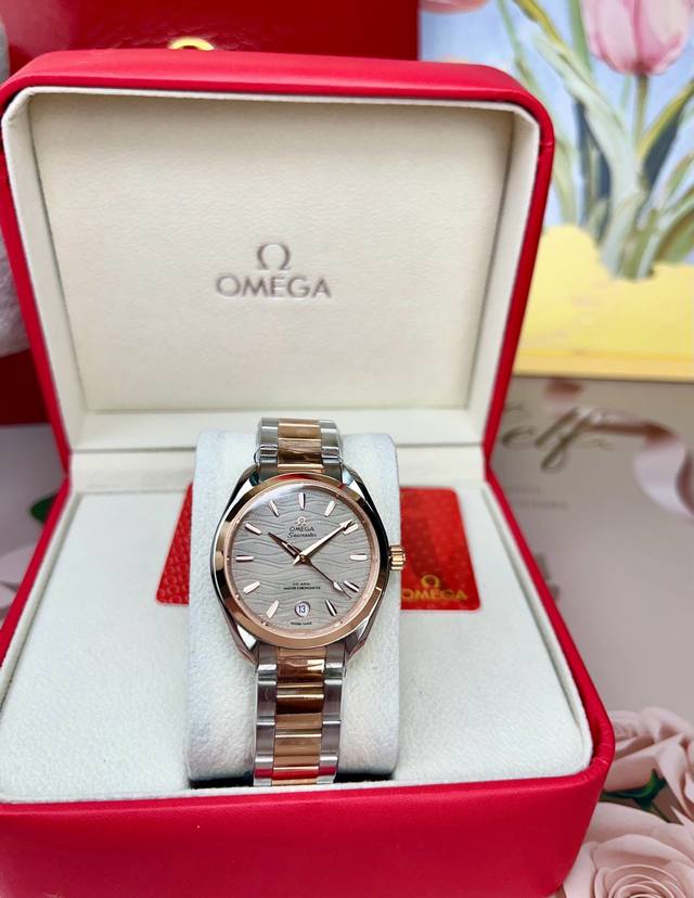 390 Fashion Quartz Women's Omega Seamaster Aqua Terra Shades Watch, 34mm, Master